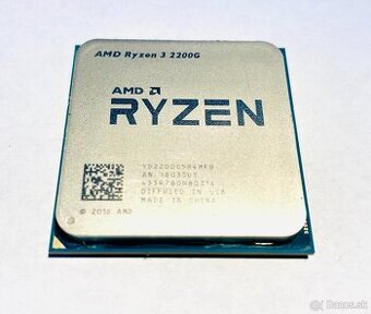 🖥️ Predám procesor AMD Ryzen 3 2200G – 4-jadrový, s GPU