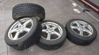 Alu disky obute na zimnych pneu 215 50 R17
