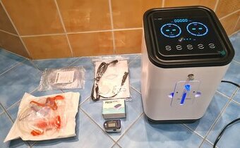 Predám  kyslíkov  prístroj  koncentrátor+pulzný oxymeter -