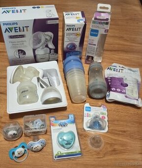 Philips Avent odsávačka mlieka+ antikolikova fľaška MAM