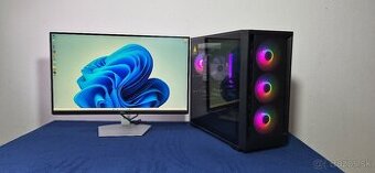 Herné pc i5 12400F/16GB DDR4/1TB SSD/+RX6650XT 8GB+27LCD QHD