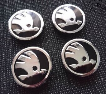 Stredové krytky pukličky diskov SKODA