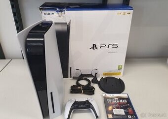 Sony PlayStation 5 825GB s mechanikou + Hra Spider-man PS5