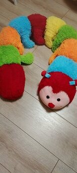 Plyšová hračka HÚSENICA - viacfarebná