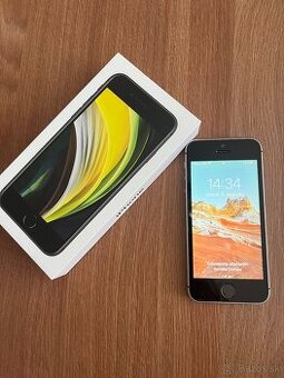 Iphone SE II., 128gb cierny/strieborny 80%bateria model A172