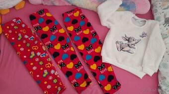 Zateplené nohavice s mikinkou