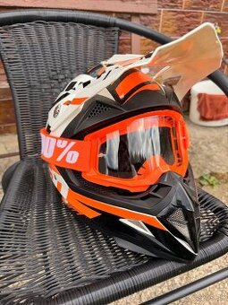 Motocrossova detská prilba