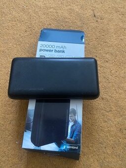 Powerbanka gembird 20000mAh black