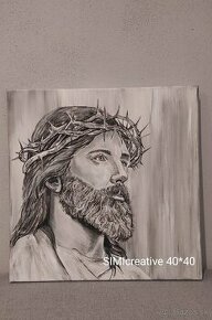 Obraz Ježiša maľba