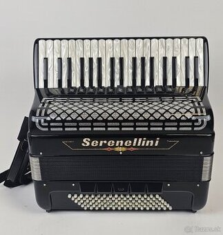 taliansky akordeon harmonika Serenellini, 96 bas 4 hlas