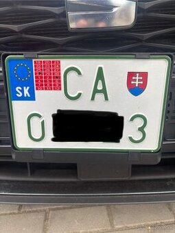 PREVOZNÉ ZNAČKY C ŠPZ