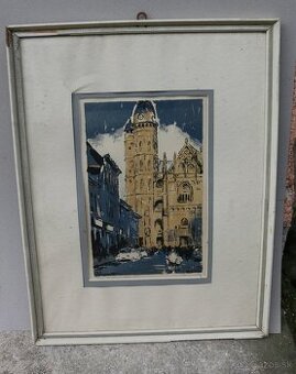 Číslovaný grafický list  II - Július Bukovinský