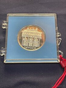 Strieborna minca 50Kčs 1986 proof Levoča - 1