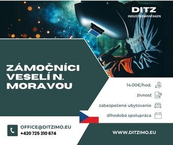 Zámočníci / montéri, pohraničie CZ, dlhodobá práca