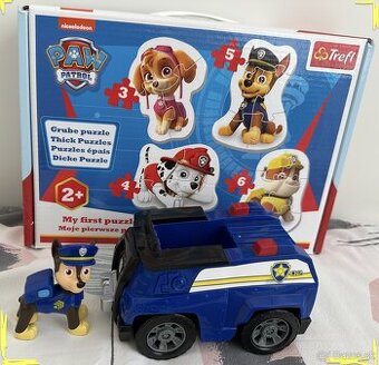 puzzle a auto PAW patrola za 10EUR