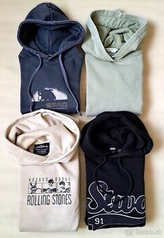 4x pánska/chlapčenská mikina Pull&Bear, veľ. S