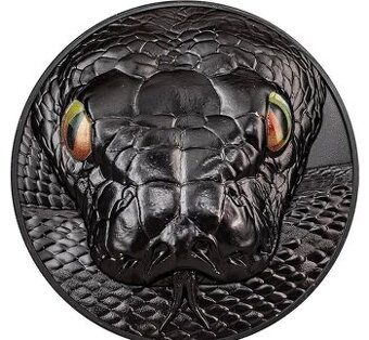 Strieborná minca Lovci pytónov v noci 5 oz(155g)