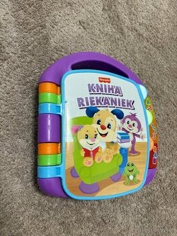 Zvukova knizka - kniha riekniek fisher price