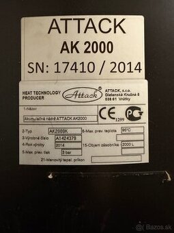 Predam akumulacnu nadrz 2000 l s izolaciou - 1