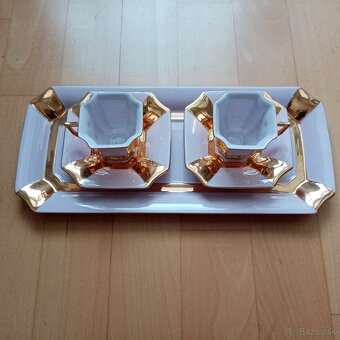 súprava Empír ružový porcelán