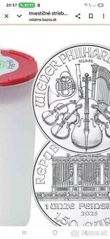 Investične mince strieborné