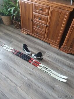 Predam bezkovy set,ROSSIGNOL,166 cm,NNN,c.38,supiny
