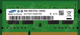 2x RAM DDR3 4GB ✷ 1600MHz ✷  SO-DIMM ✷ M471B5173EB0-YK0
