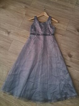 Krásne dievčenské spoločenské šaty velk.158