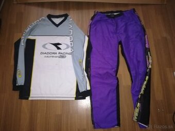 Motocross enduro oblečení dres a kalhoty retro vel. L