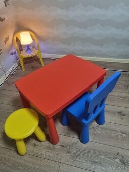 Mamut stolik + 2 stoličky