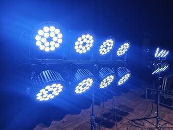 Osvetlenie a zvuk pre kapelu, DJ