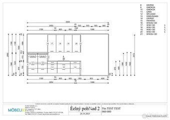 KUCHYNSKÁ LINKA NIZZA - MOBELIX