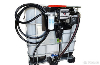 Nádrž na naftu IBC 1000 litrov+zostava Panther 60l/min –230V