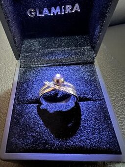 Zlatý dámsky prsteň - prstienky