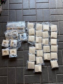 Predám nové vypínače a zásuvky ABB