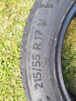 Predám Continental EcoContact 6 215/55R17 V