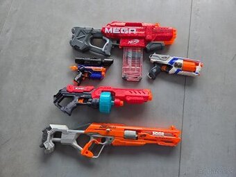 Nerf 4x pistol Mega Alphahawk Xshot FireStrike