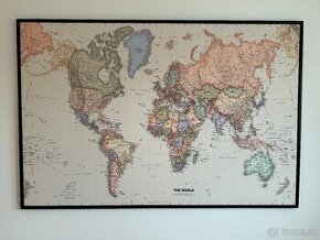Obraz mapa sveta