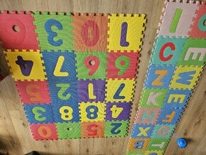 Penové puzzle čísla a písmenka