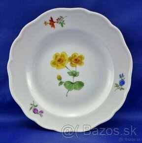 Meissen - porcelánový tanier  s ručnou maľbou