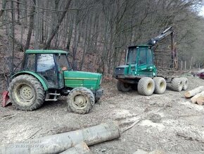 Práca v lese, vodič,traktorista.