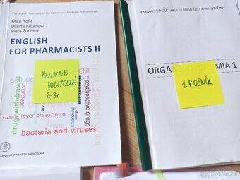 Materiály 2. Ročník farmácia