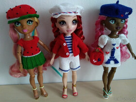 Topy bermudy pre bábiky Rainbow high barbie nohavice