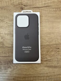 Apple Silikónový kryt s MagSafe na iPhone 16 Pro skalný sivý