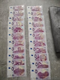 Predám 43 kusov 0eurobankovky