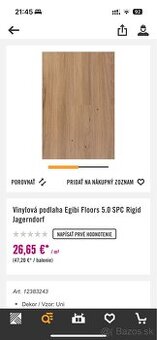 Vinylova podlaha EGIBI
