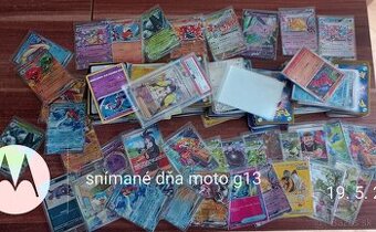 Pokemon karty zberateľské 800+