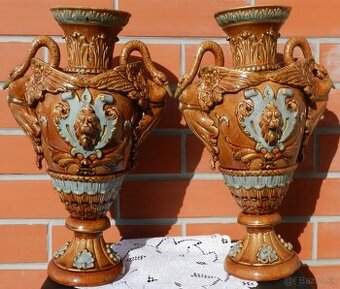 Párové vázy 19 storočie Stredná Európa v empírovém štýlu