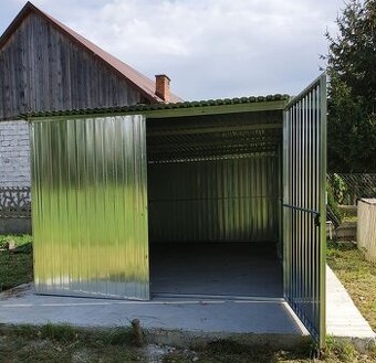 Garáž 3x5 m – kvalitná výroba, pevná konštrukcia, výhodná c