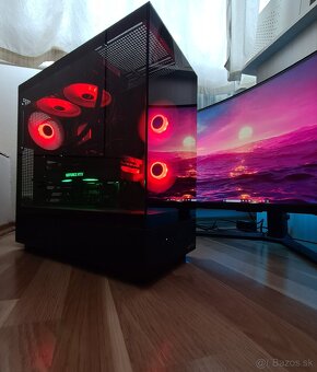 Predám herný pc s monitorom R7 5800X RTX 3080 240HZ 1440P